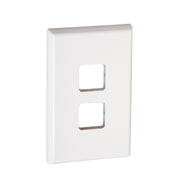 PDL Cover Switch 600 Series - 2-gang - White