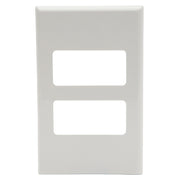PDL 4Gang Cover Plate - White