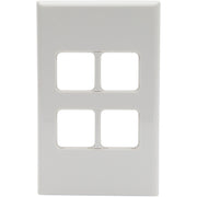 PDL Cover Switch 600 Series - Vertical - 4-gang - White