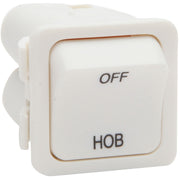 PDL Switch 600 Series Mechanism - Single-pole - 1-gang - Marked HOB-OFF - 250 V - 32 A / 20 AX- White