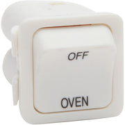 PDL Switch 600 Series Mechanism - Single-pole - 1-gang - Marked OVEN-OFF - 250 V - 32 A / 20 AX - White