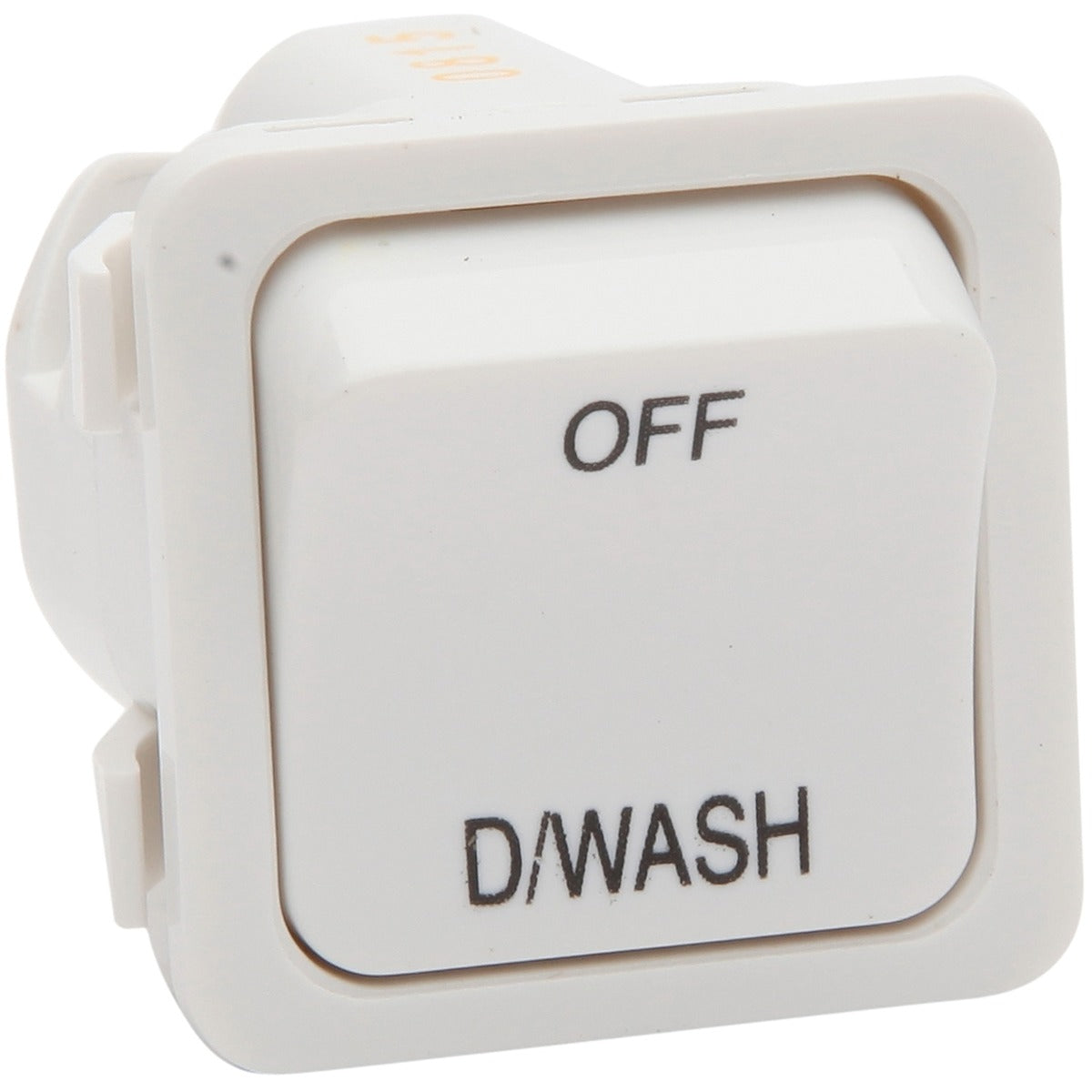 PDL Switch 600 Series Mechanism - Single-pole - 1-gang - Marked OFF-D/WASH - 250 V - 20 A / 16 AX - White