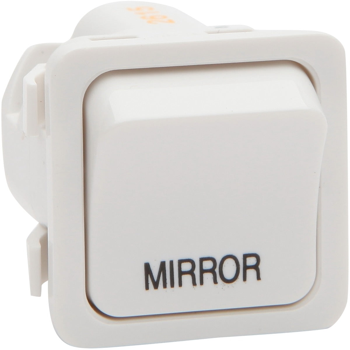 PDL Switch 600 Series Mechanism - Single-pole - 1-gang - Marked MIRROR - 250 V - 20 A / 16 AX - White