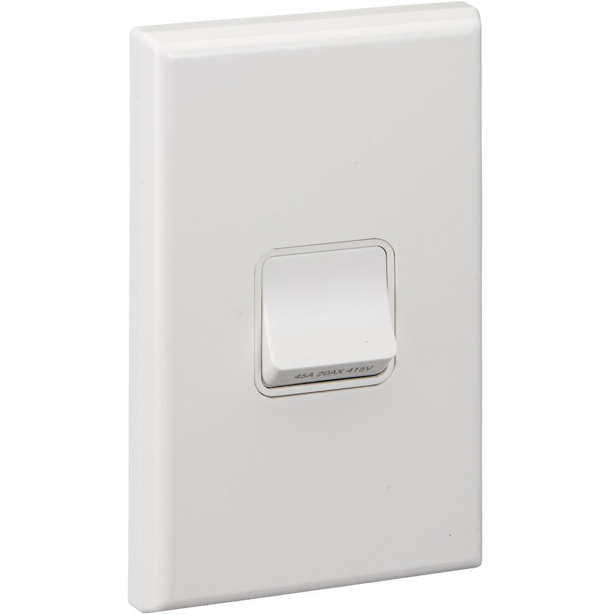 PDL Range Switch 40Amp 250V Double Pole - White