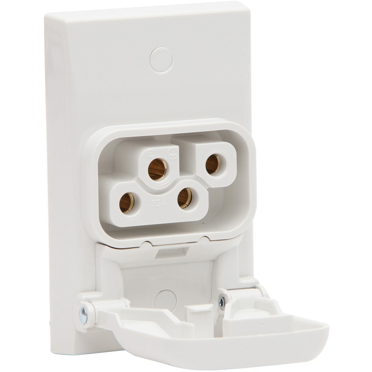 PDL Range Socket; 32A, 230V/400VAC - 250V/500V, 4-Pin, White