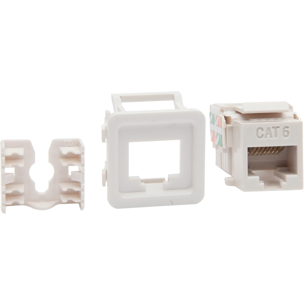 PDL RJ45 Cat6 Data Module with Adaptor Clip - White