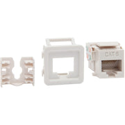 PDL RJ45 Cat6 Data Module with Adaptor Clip - White