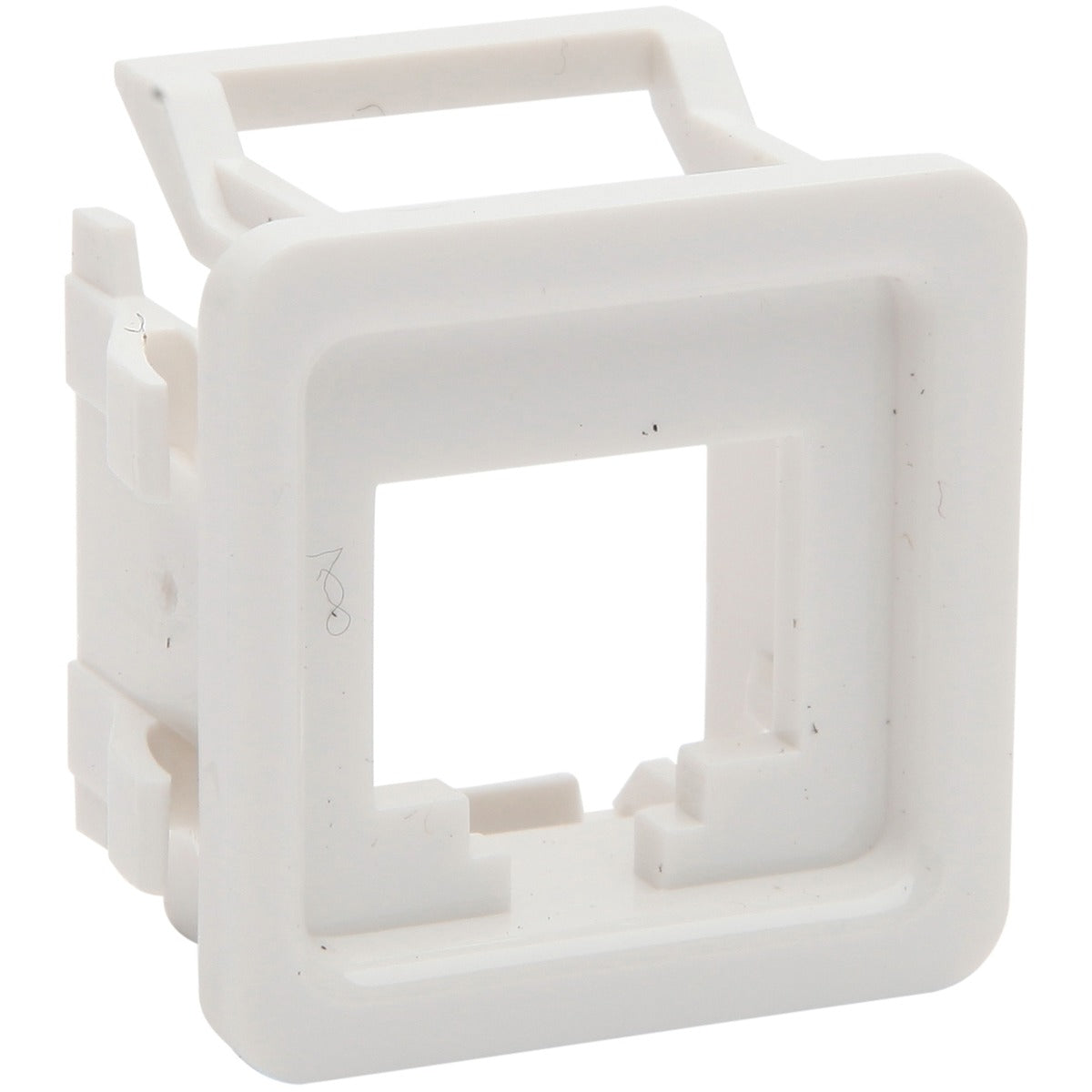 PDL RJ45 Keystone Format Data Jack Adaptor Clip - White