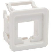 PDL RJ45 Keystone Format Data Jack Adaptor Clip - White