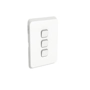 PDL Iconic Switch 3Gang 250V 10AX 20Amp - Vivid White