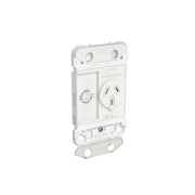 PDL Iconic Grid Switched Socket Vertical 10Amp