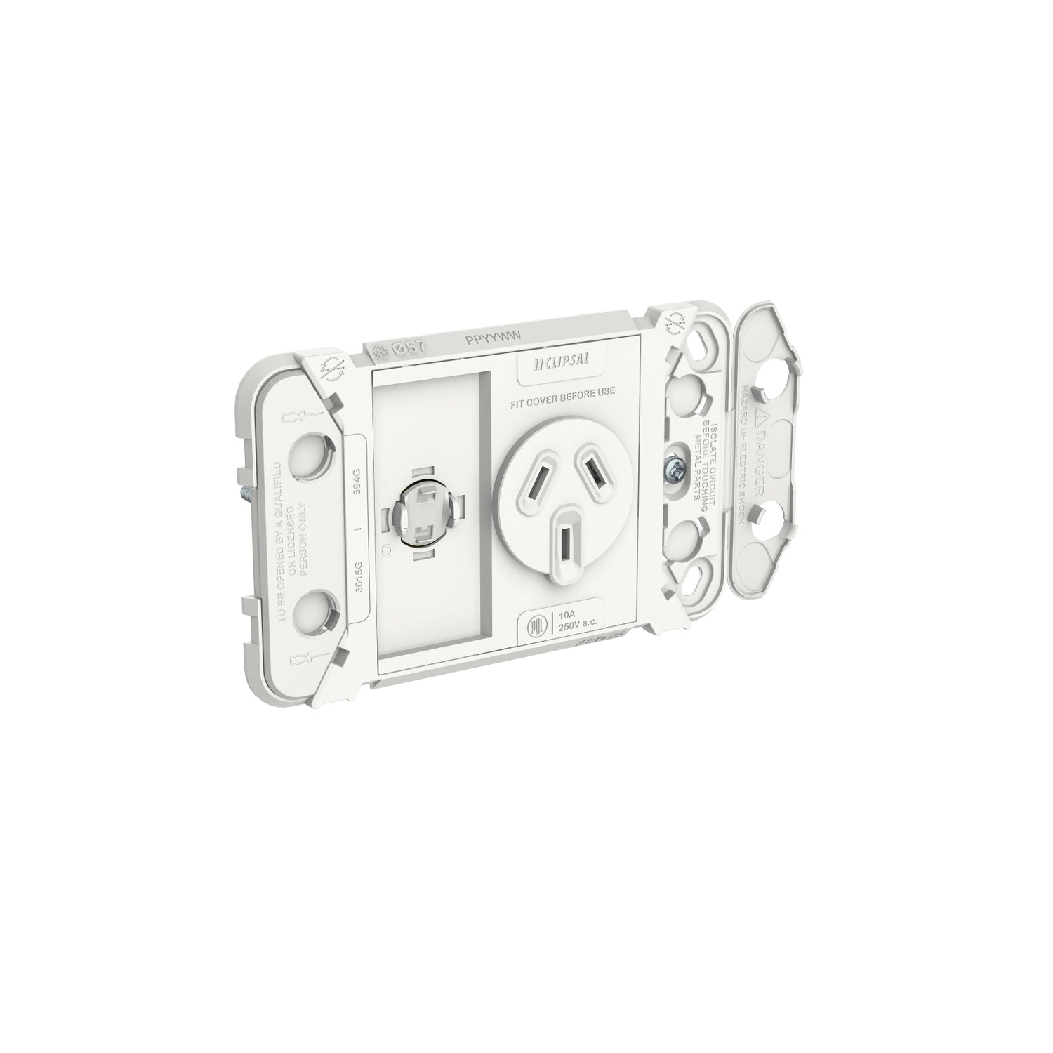 PDL Iconic Grid Switched Socket 10Amp