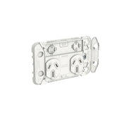 PDL Iconic Grid Double Switched Socket 250V 15Amp
