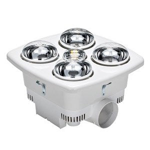 Goldair 4 Heat/Light/Fan - White