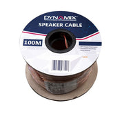 Dynamix Clear 2Core 2.0mm Speaker cable 100Metre Drum