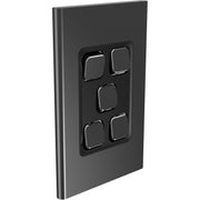 PDL Iconic Styl, cover frame, 5 switches, vertical