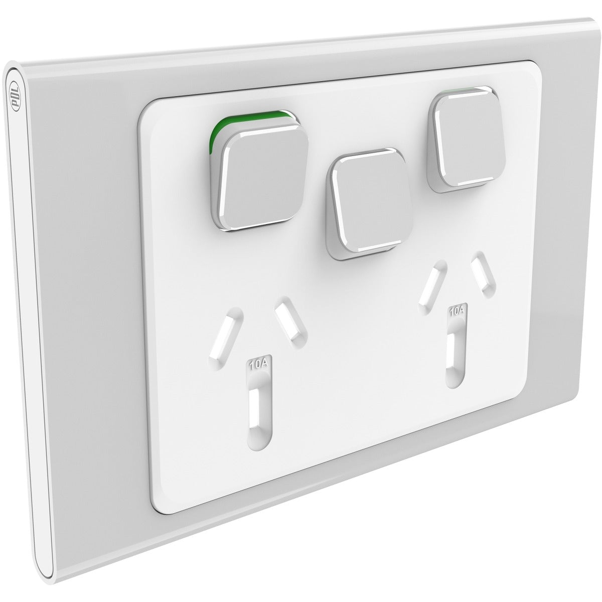 PDL Iconic Styl, cover frame, 3 switches & 2 sockets, horizontal