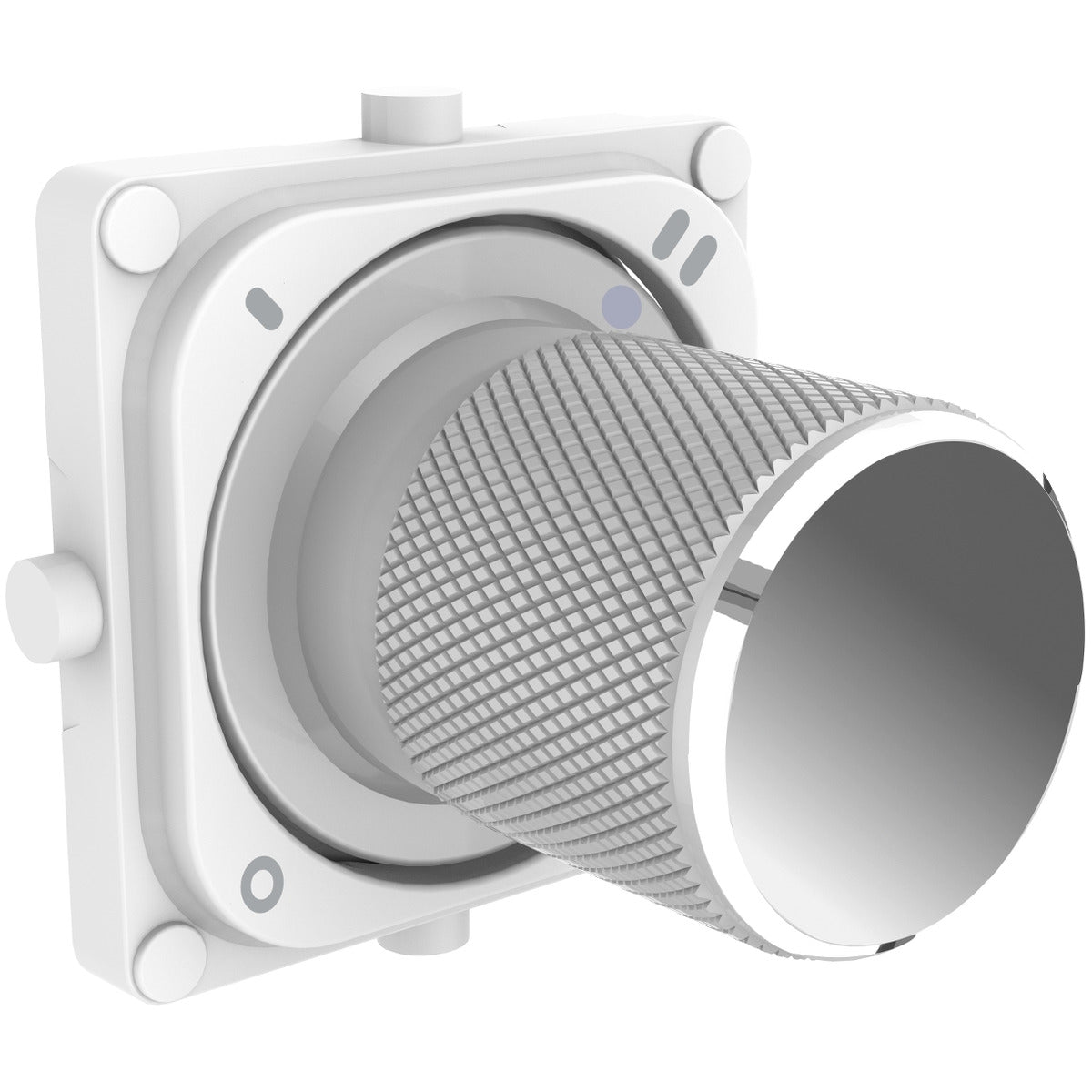PDL Iconic Styl, Rotary Knob OFF-1-2-3 - Silver