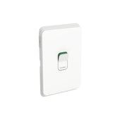 PDL Iconic Cooker Switch 1Gang 45Amp - Vivid White.