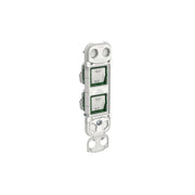 PDL Iconic Grid Switch Architrave + Fixing Frame 2Gang