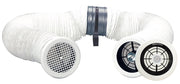 Manrose In-Line 150mm Extractor Kit with LED Light