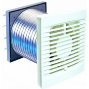 Manrose FAN0053 Classic XP100S 100mm Thru-Wall Extraction Fan Kit