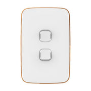 PDL Iconic Essence, cover frame, 2 switches, vertical