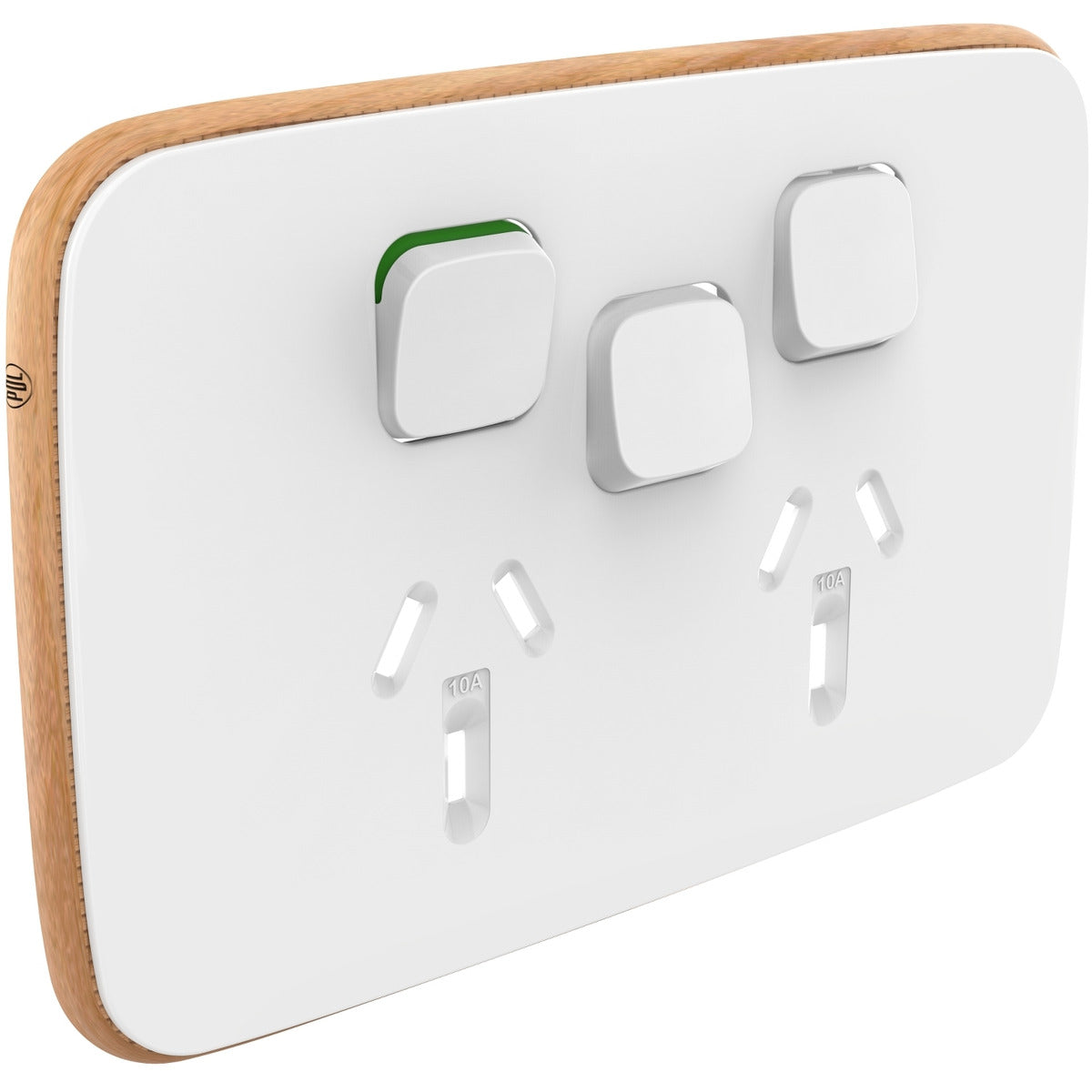 PDL Iconic Essence, cover frame, 3 switches & 2 sockets, 10 A, horizontal
