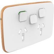 PDL Iconic Essence, cover frame, 3 switches & 2 sockets, 10 A, horizontal