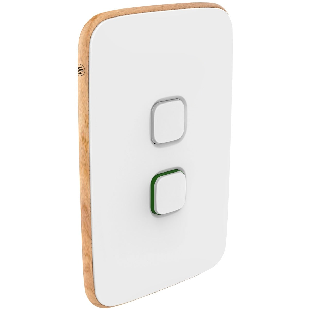 PDL Iconic Essence, cover frame, 2 switches, vertical