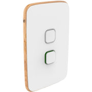 PDL Iconic Essence, cover frame, 2 switches, vertical