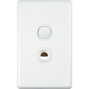 Tradesave Towel Rail Permanent Connection Unit & Switch - White