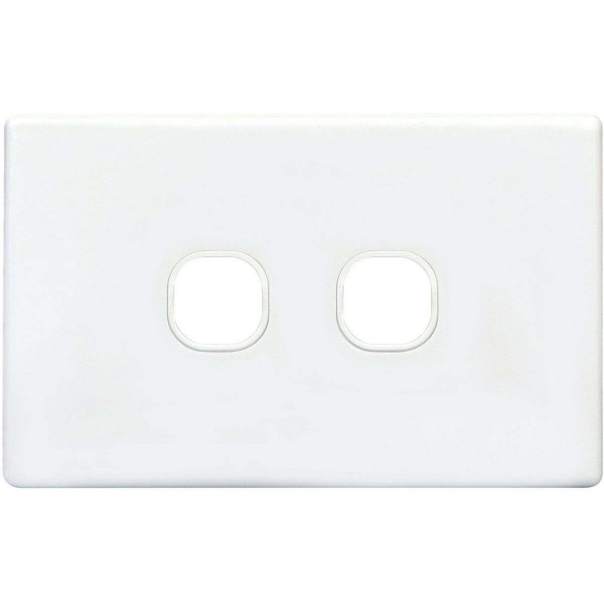 Tradesave 2Gang Grid & Cover Plate - White
