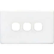 Tradesave 3Gang Grid & Cover Plate - White