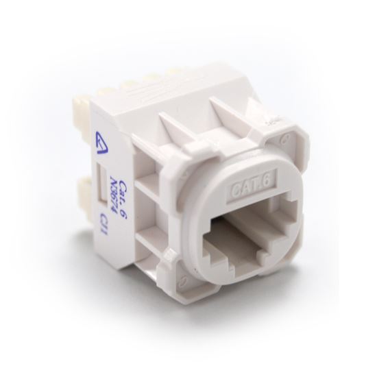 Tradesave Cat6 RJ45 Data Jack - White