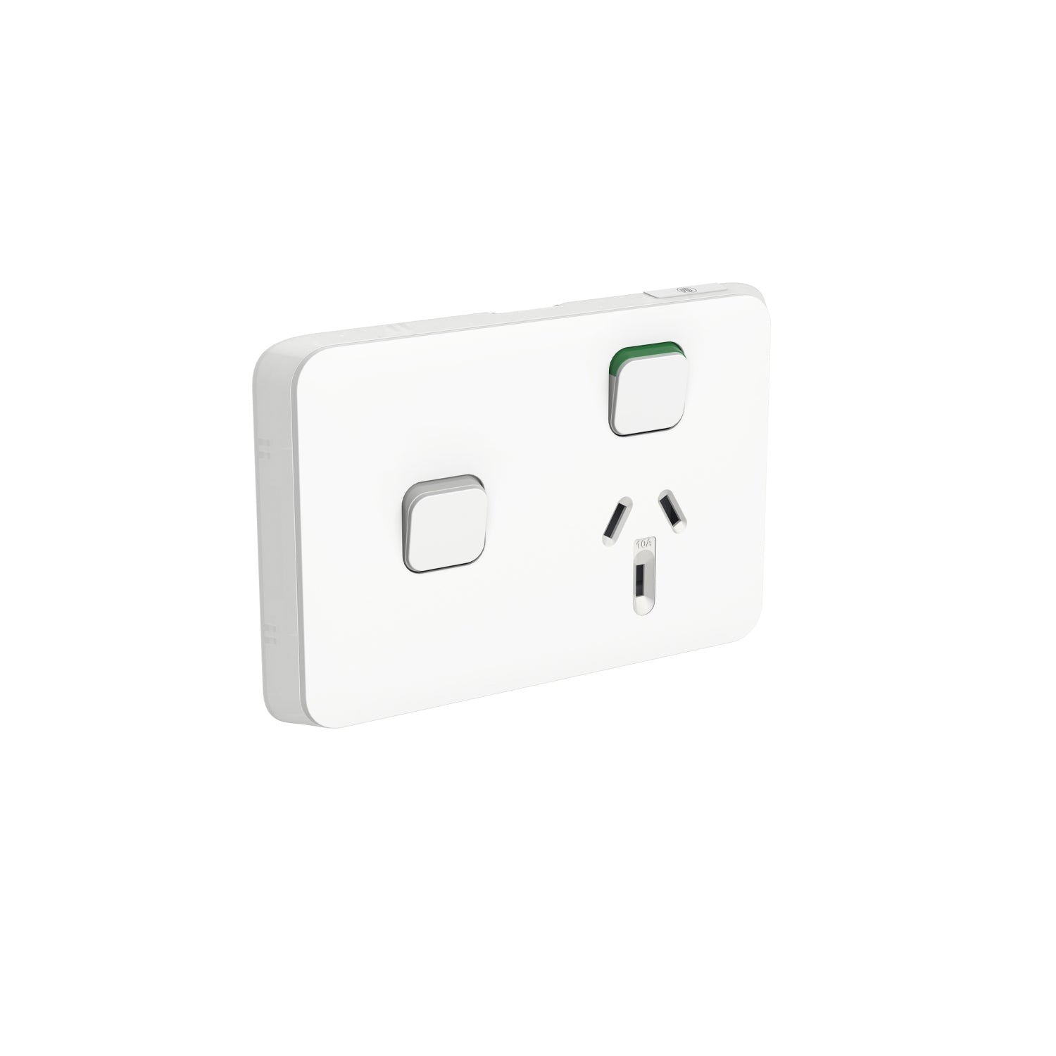 PDL Iconic Cover Plate Switched Socket + Switch 10Amp