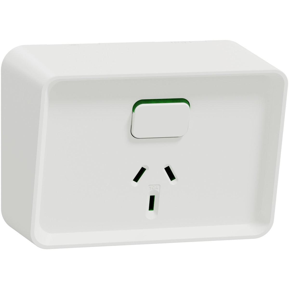 PDL Iconic Outdoor Single 10Amp Socket, 250 V, Horizontal
