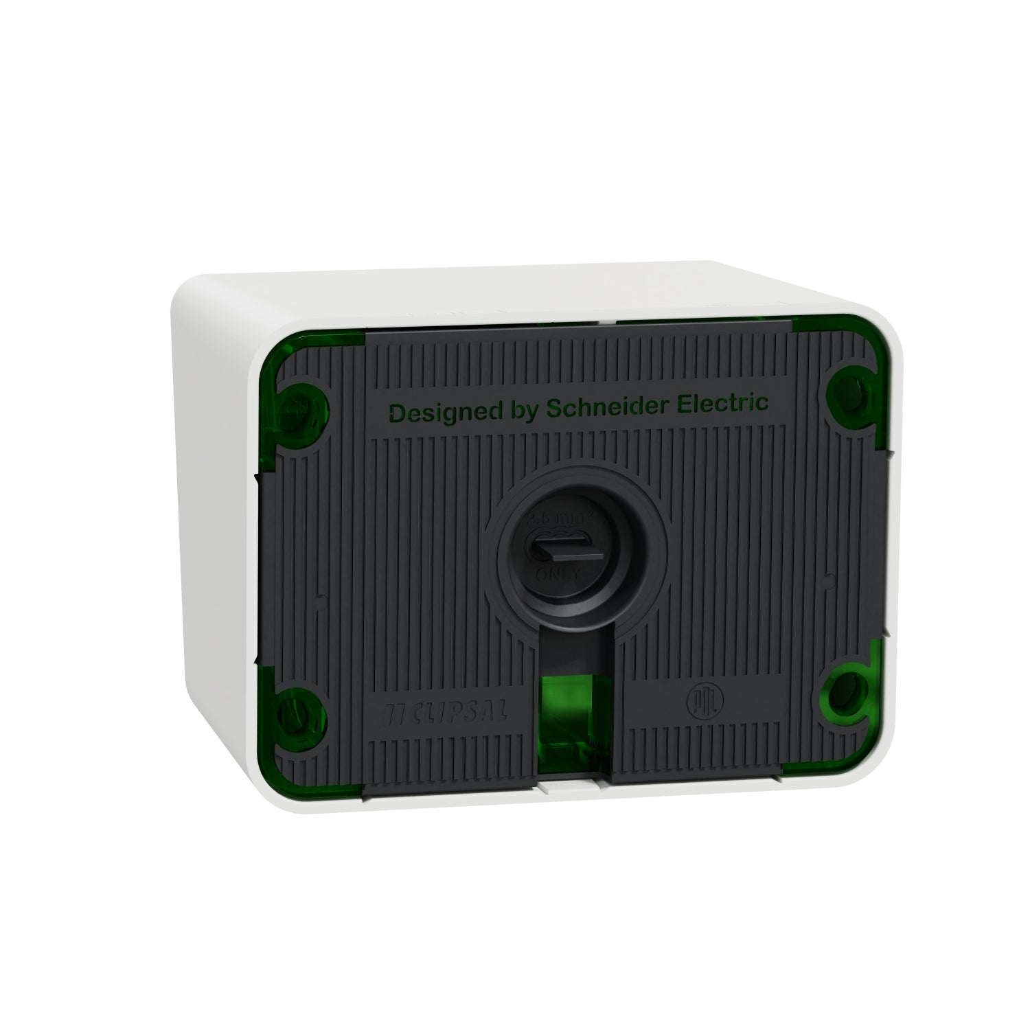 PDL Iconic Outdoor Single 10Amp Socket with Timer, 250 V, Horizontal