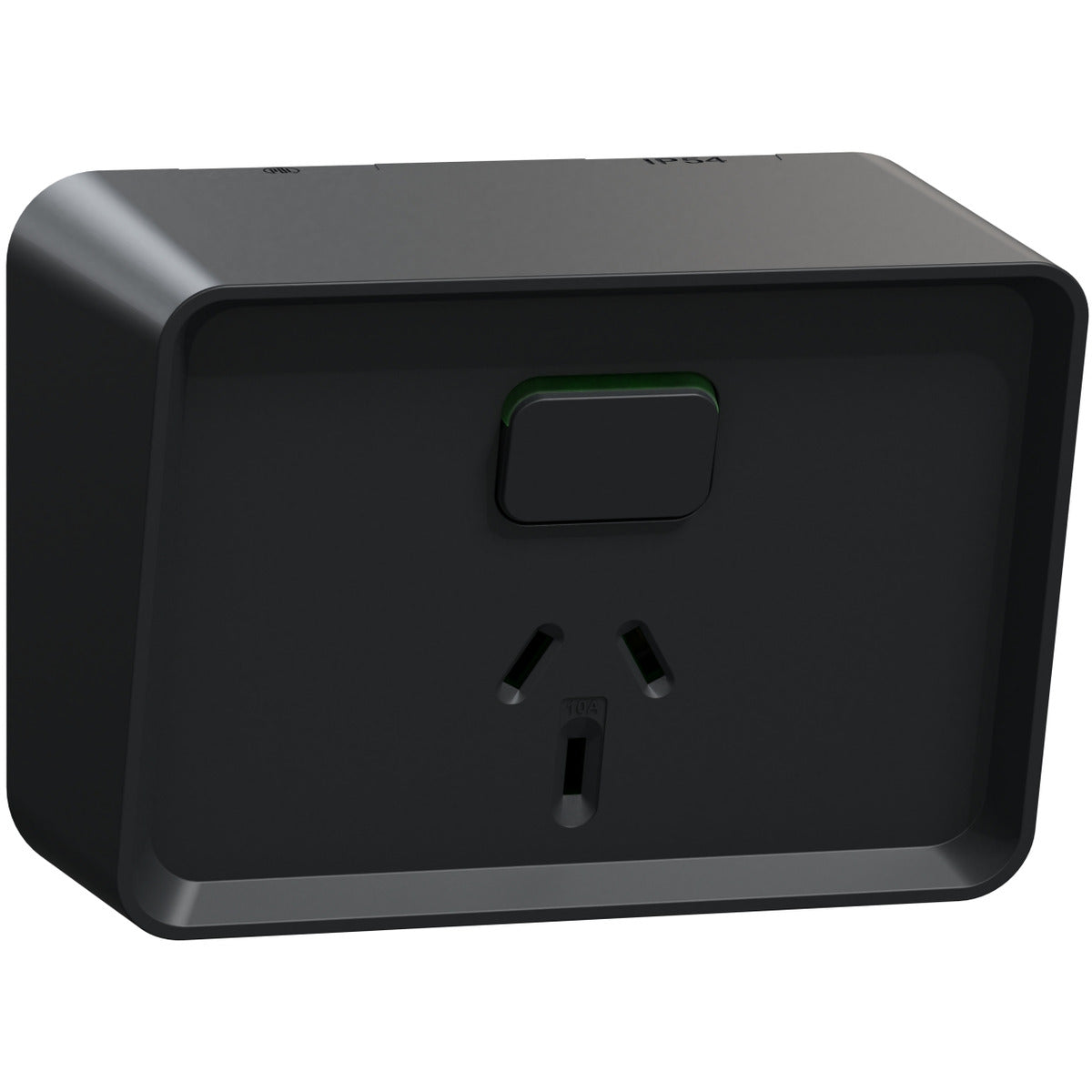 PDL Iconic Outdoor Single 10Amp Socket, 250 V, Horizontal