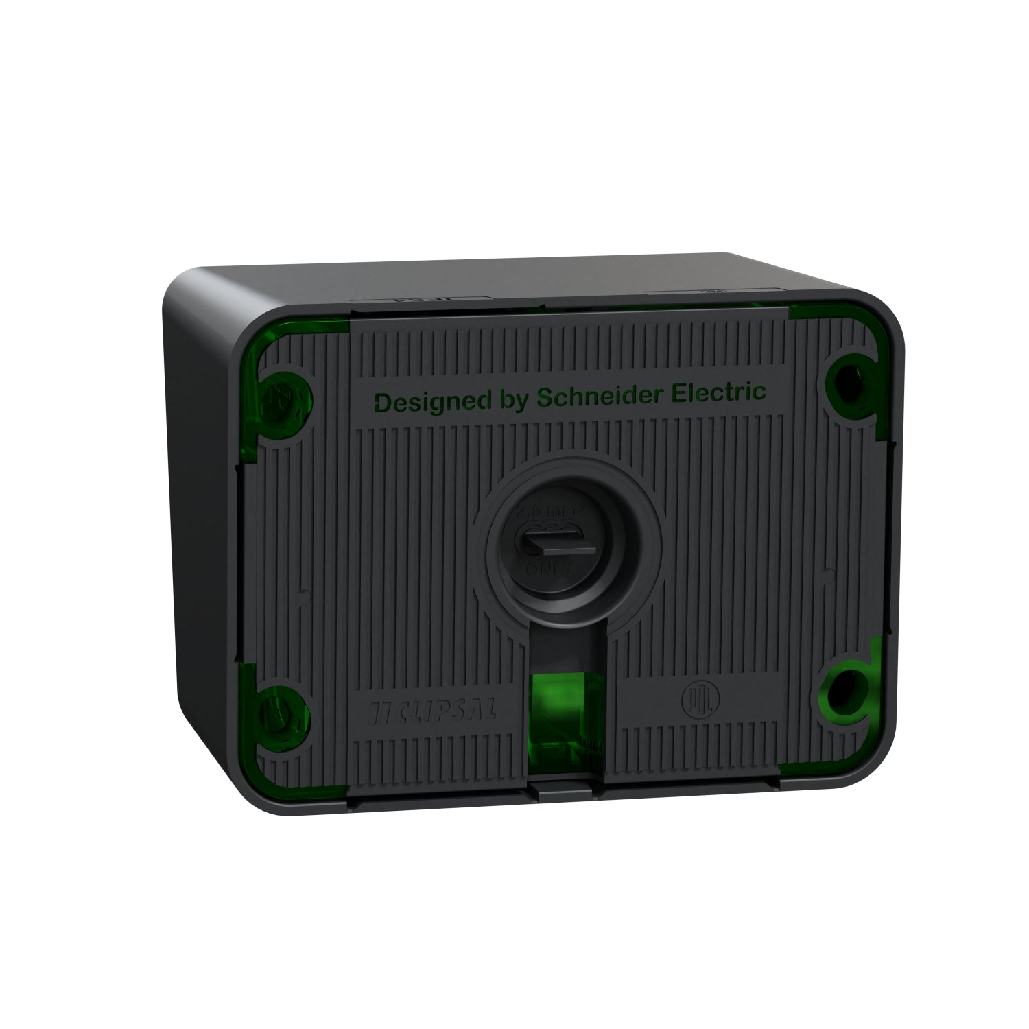 PDL Iconic Outdoor Single 10Amp Socket, 250 V, Horizontal