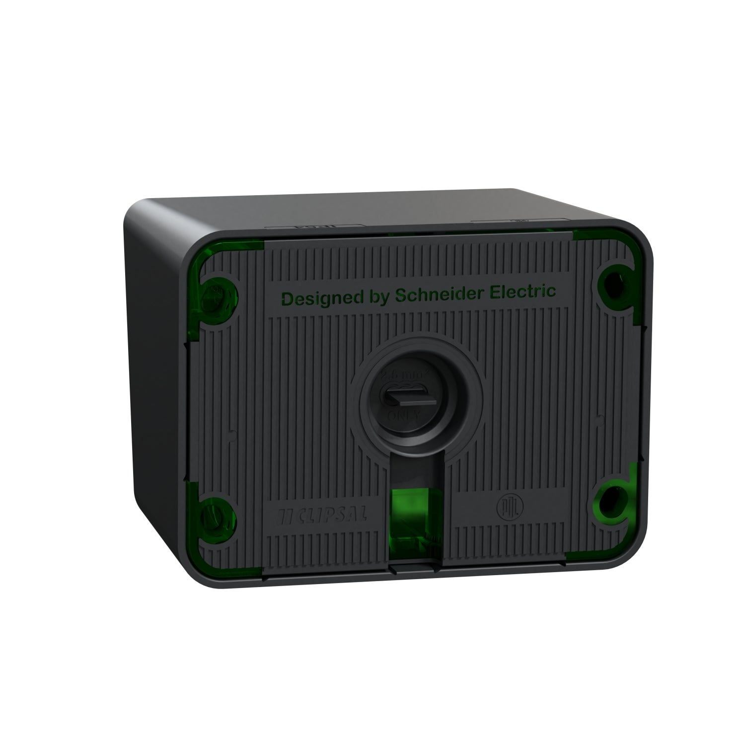 PDL Iconic Outdoor Single 10Amp Socket with Timer, 250 V, Horizontal