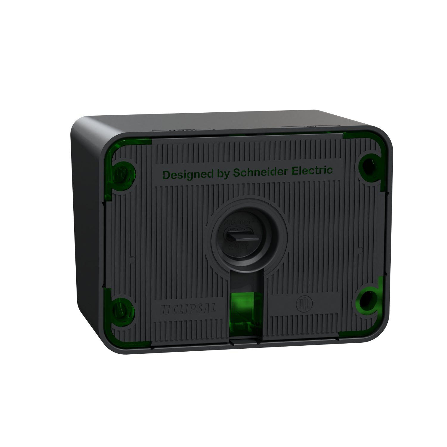 PDL Iconic Outdoor Double 10Amp Socket, 250 V, Horizontal