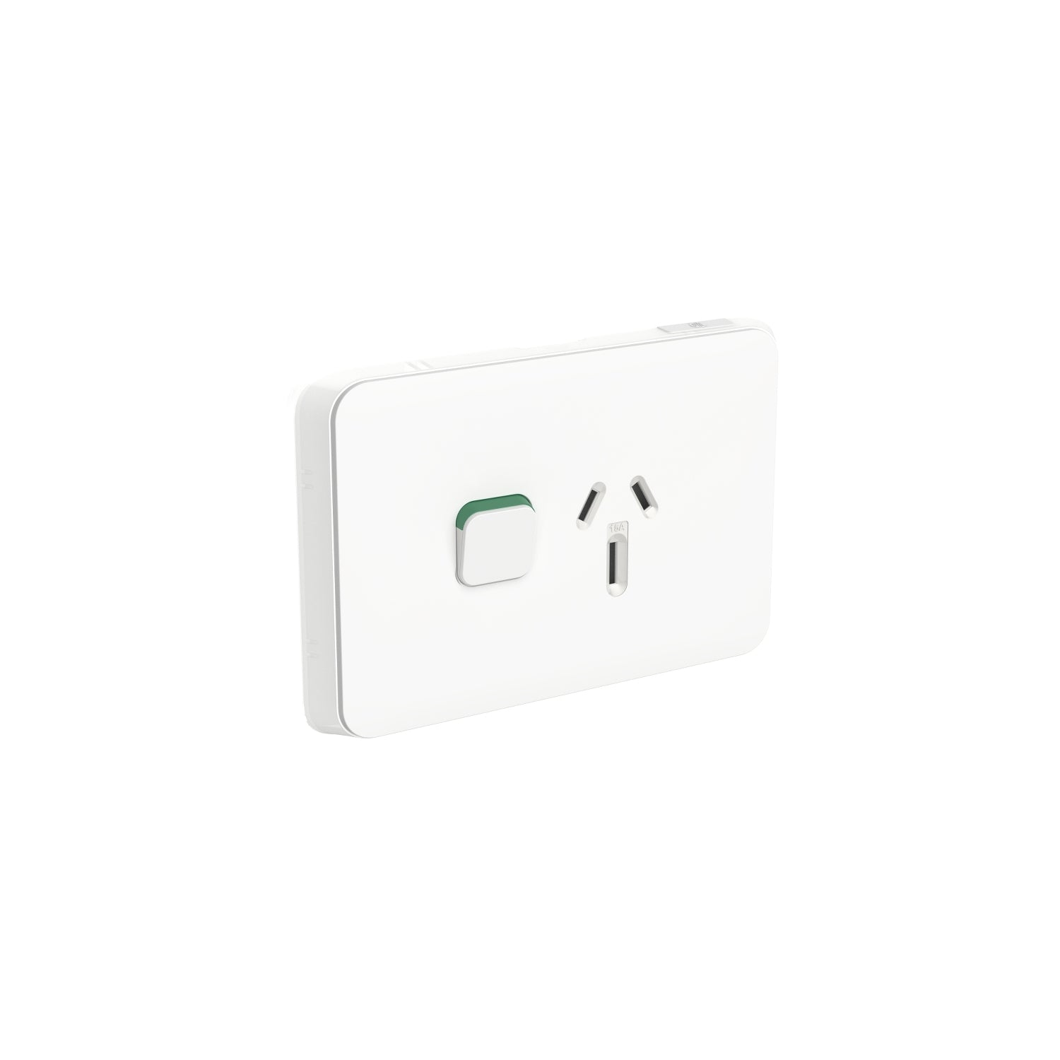 PDL Iconic, cover frame for Single switched GPO Horiz 15A 250V