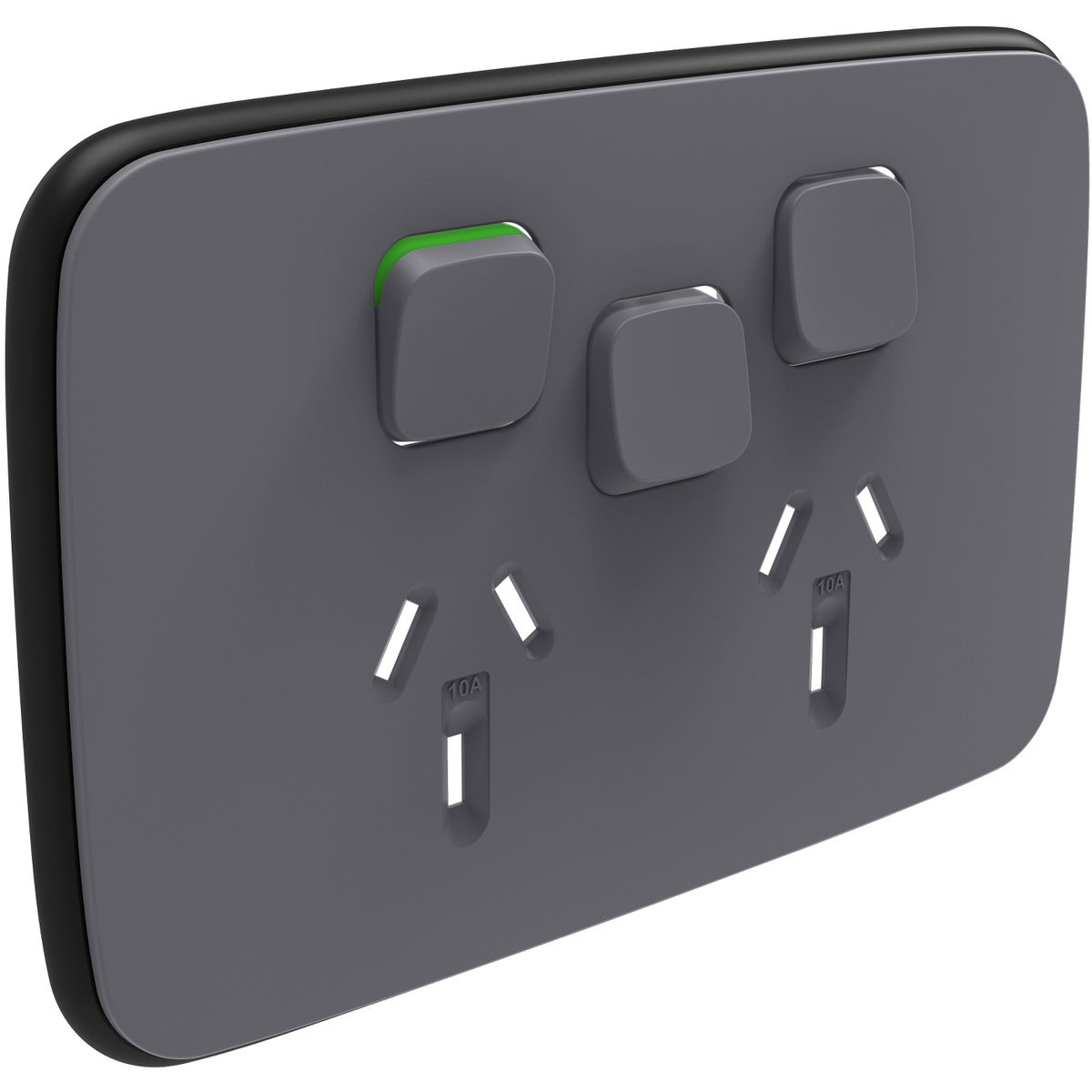 PDL Iconic Essence, cover frame, 3 switches & 2 sockets, 10 A, horizontal