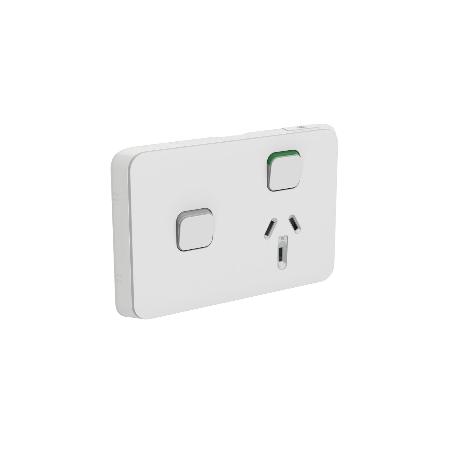 PDL Iconic Cover Plate Switched Socket + Switch 10Amp