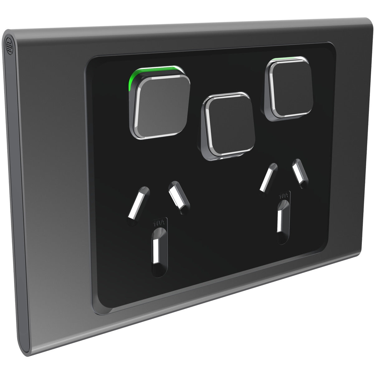 PDL Iconic Styl, cover frame, 3 switches & 2 sockets, horizontal