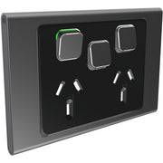 PDL Iconic Styl, cover frame, 3 switches & 2 sockets, horizontal