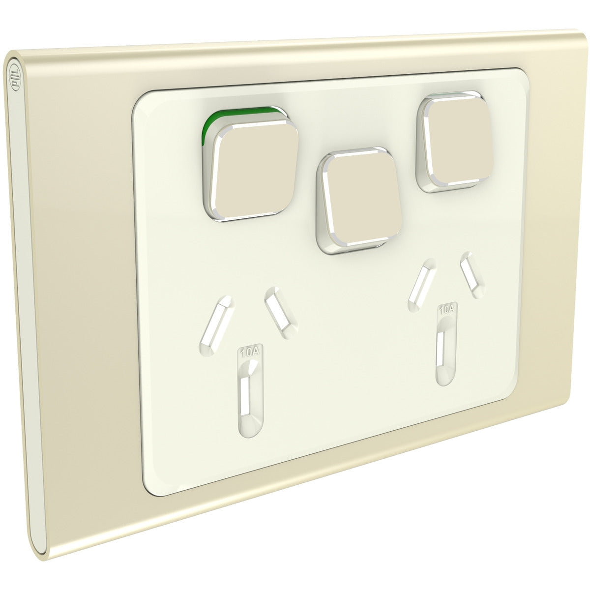 PDL Iconic Styl, cover frame, 3 switches & 2 sockets, horizontal