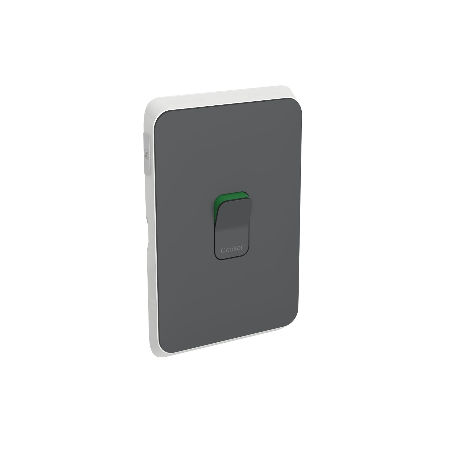 PDL Iconic Cover Plate Cooker Switch 1Gang 45Amp
