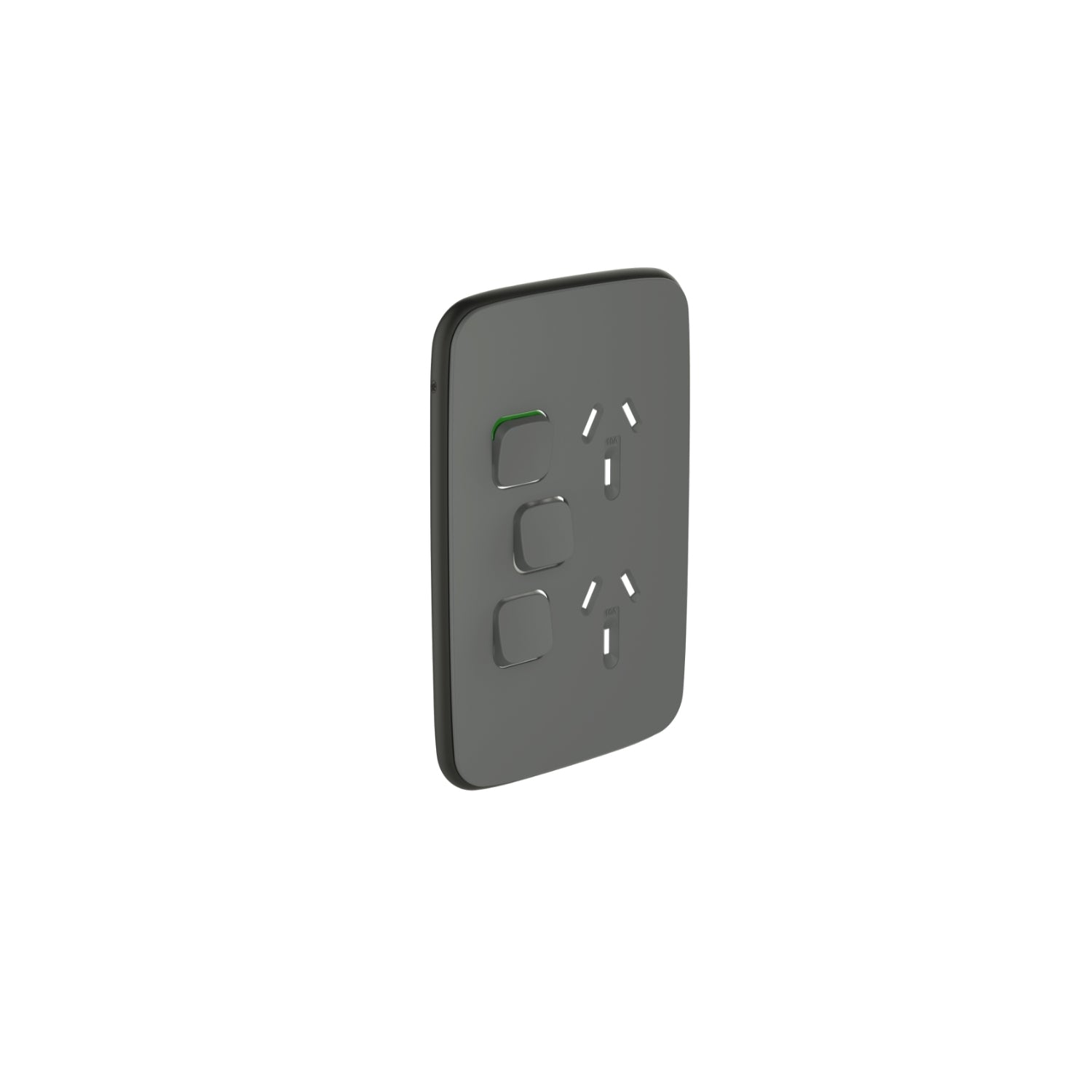 PDL Iconic Essence, cover frame, 3 switches & 2 sockets, 10 A, vertical